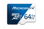 Карта памяти MyPads Microdata Micro SD (SDXC) 64GB Class 10 UHS-1. Подходит для навигаторов / видеорегистраторов / квадрокоптеров / IP уличной видеокамеры / смарт-часов / камеры видеонаблюдения / игровой приставки / магнитолы