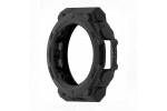 Защитный бампер-чехол MyPads Protect из тончайшего и прочного силикона для Amazfit T-Rex 2 с противоударными свойствами черный