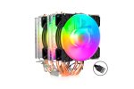 Кулер охлаждение MX-6 для процессора Intel/ AMD для компьютера настольного с подсветкой RGB120 RGB поддержка сокета LGA 1150/1151/ AM4с шестью медными трубками