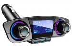 Устройство громкой связи MyPads RT008 автомобильный мощный Bluetooth FM-трансмиттер USB зарядка + AUX / TF-card c регулятором громкости + гарантия