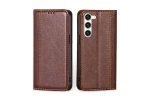 Чехол-книжка MyPads для Samsung Galaxy S23+ / Самсунг S23 Plus,коричневый