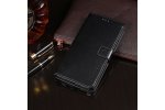 Чехол-книжка MyPads Porta Biglietti для TCL 30SE / TCL 305 / TCL 306 / TCL 30SE / TCL 30E из импортной эко-кожи с подставкой застёжкой и визитницей черный