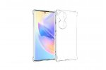 Чехол задняя-панель-накладка-бампер MyPads Tocco для Honor 70 с усиленной защитой углов противоударный прозрачный